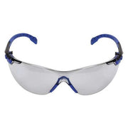 Solus 1000, Safety Glasses, Scotchgard Anti-Fog & Anti-Scratch, Gray Lens, Clear Frame, Frameless