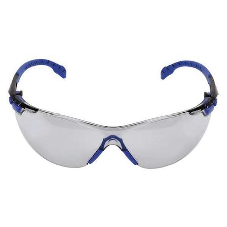 Solus 1000, Safety Glasses, Scotchgard Anti-Fog & Anti-Scratch, Gray Lens, Clear Frame, Frameless