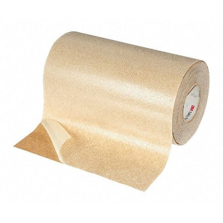 Anti-Slip Tape Mineral Coated; Substrate: Plastic Film 60 Grit Size, Clear, 48" W x 60 ft. L