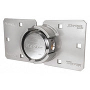 Hasp Padlock,Silver,w/ (2) Keys