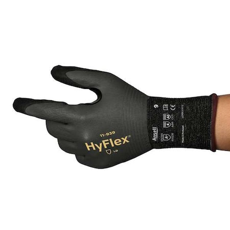 Cut-Resistant Coated Gloves, Cut Level A2 ,Double Dipped ,Foam Nitrile ,Sandy ,11 1 PR