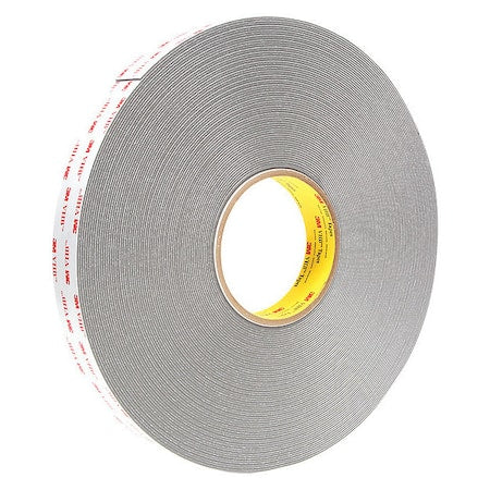 Double-Sided Foam Tape, 1 in W, 36 yd L, 1/32 in, Acrylic Foam, Double-Sided, 9 PK