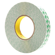 Film Tape, 1 in W, 54 5/8 yd L, 10.2 mil, Vinyl Film, Double-Sided, 18 PK
