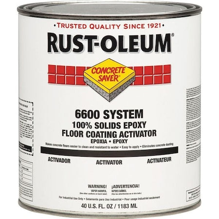 40 oz Paint Activator, Gloss Finish, Clear, Solvent Base
