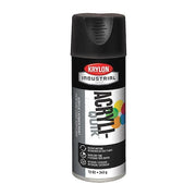 Spray Paint, Ultra Black, Ultra-Flat, Solvent, 12 oz