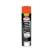 Inverted Marking Paint, 22 oz., Fluorescent Red/Orange, Solvent -Based