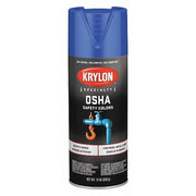 Spray Paint, Safety Blue, Gloss, Solvent, 12 oz