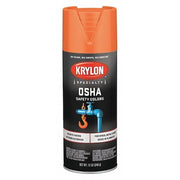 Spray Paint, Safety Orange, Gloss, Solvent, 12 oz