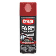 Spray Paint, International Harvester Red, High Gloss, Solvent, 12 oz