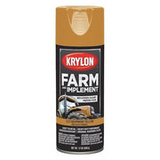 Spray Paint, Old Equipment Yellow, High-Gloss, Solvent, 12 oz