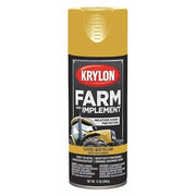 Spray Paint, School Bus Yellow, High-Gloss, Solvent, 12 oz