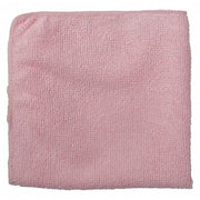 Microfiber Cloth Wipe 12" x 12", Red, 24PK