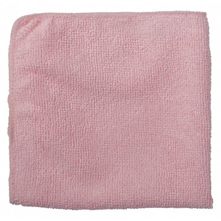 Microfiber Cloth Wipe 12" x 12", Red, 24PK