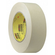 Painter's Tape, 72 mm W x 55 m L, 6.3 mil Thick, Tan, Rubber Adhesive, 12 PK