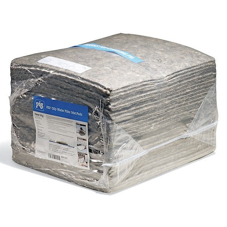Oil Water Filter Mat Pads,18"L,15"W,PK30