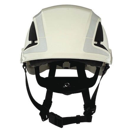 Reflective, Non-Vented, Hard Hat, X5000, ABS, 6 Point Ratchet, Type 1, Class E, White
