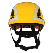 Reflective, Non-Vented, Hard Hat, X5000, ABS, 6 Point Ratchet, Type 1, Class E, Yellow