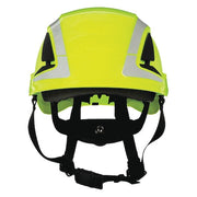 Reflective, Non-Vented, Hard Hat, X5000, ABS, 6 Point Ratchet, Type 1, Class E, Hi-Vis Green
