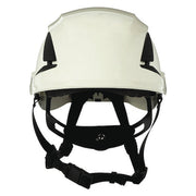 SecureFit Safety Helmet, Front Brim, Type 1, Class C, Vented, Ractchet (6-point), White