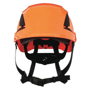 SecureFit Safety Helmet, Front Brim, Type 1, Class C, Vented, Ractchet (6-point), Orange