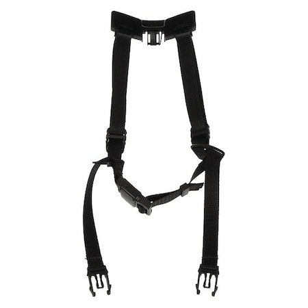 Magnetic Chin Strap, For Use With 3M(TM) SecureFit(TM) X5000 Series Safety Helmets Black