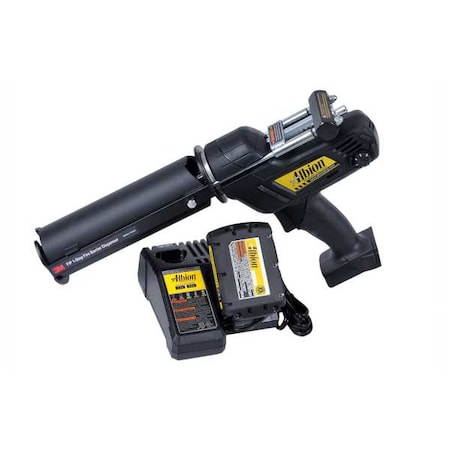 Dispenser Gun Battery, Overall Height 4 in, Black