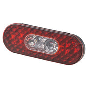 Back-Up Light,LED,Red/Clear