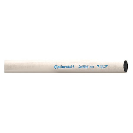 Washdown Hose,3/4" ID x 100 ft.,White