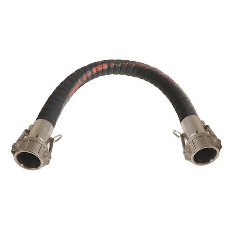 Chemical Hose Assembly,1-1/2" ID x 8 ft.
