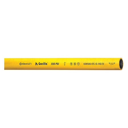 Air Hose,1/2" ID x 50 ft.,Yellow