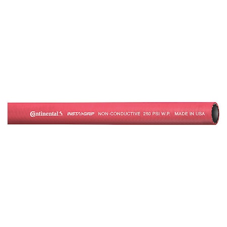 Air Hose,1/2" ID x 150 ft.,Red