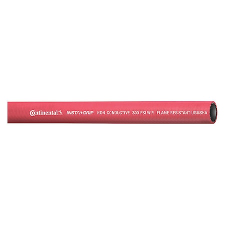 Air Hose,1/2" ID x 15 ft.,Red