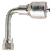 Crimp Fitting,90 deg.,3/8" ID,3/4",FJIC