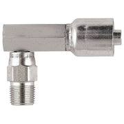 Crimp Fitting,90 deg.,3/8",M,Universal