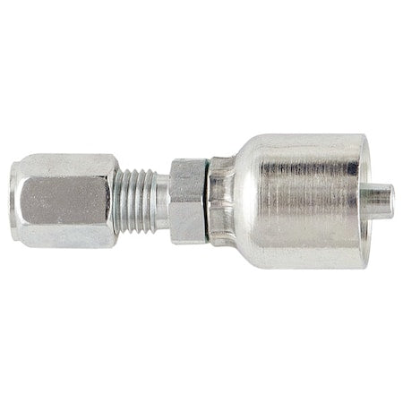Crimp Fitting,1/4" I.D.,7/16",M,Metric