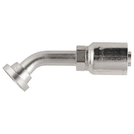 Crimp Fitting,45 deg.,1-1/4" ID,MFlange