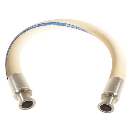 Food Grade Hose,1-1/2" ID x 25 ft.,White