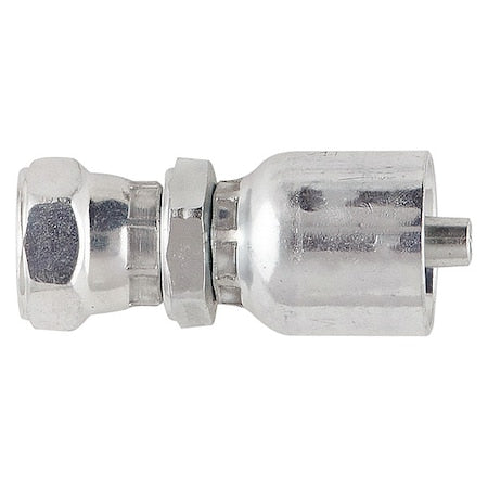 Crimp Fitting,1/2" I.D.,M18-1.5,F,Metric