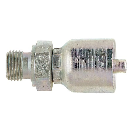 Crimp Fitting,3/8" I.D.,M,BSPP