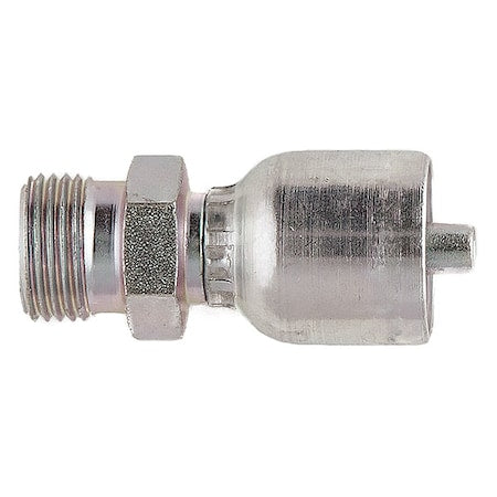 Crimp Fitting,3/8" I.D.,M20-1.5,M,Metric