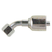 Crimp Fitting,45 deg.,3/8" I.D.,F,Metric