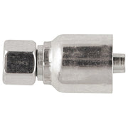 Crimp Fitting,1/2" I.D.,F,Metric