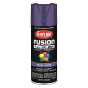 Rust Preventative Spray Paint, Purple, Gloss, Solvent, 12 oz