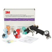 Spray Gun Kit, Pressure, 13 cfm at 24 psi, Air Inlet: 3/8 in