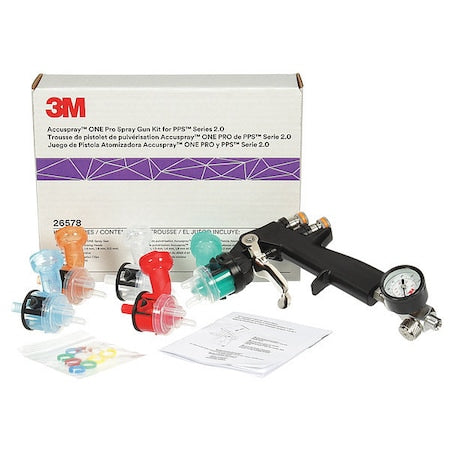 Spray Gun Kit, Pressure, 13 cfm at 24 psi, Air Inlet: 3/8 in