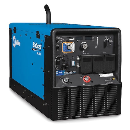 Engine-Driven Welder, Bobcat 200 Air Pak Series, Electric Start, 23 hp, Gas, 8,000 W Peak