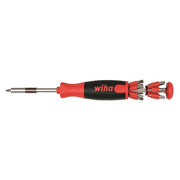 Phillips, Pozidriv(R), Robertson Square Recess, Slotted, Torx(R) Bit 9 in, Drive Size: 1/4 in