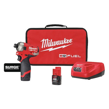 M12 FUEL SURGE 1/4" Hex Hydraulic Driver Kit + M12 HACKZALL Recip Saw