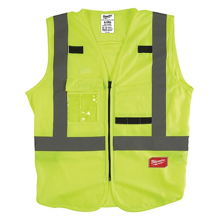 Class 2 High Visibility Yellow Safety Vest - 2XL/3XL (CSA)