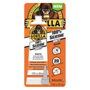 Silicone Sealant, 3 oz, Tube, White, Silicone Base